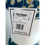 California Sunshine  Daisy Print High Waisted Bikini Small Photo 3