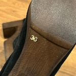 Eric Michael  Boots Womens 6 Faux Fur Fold Over Black Suede Wood Heel Size 36 Photo 8