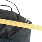 A New Day Black Mini Dress Open Back Size M Linen Blend Flowy Strappy NEW Photo 11