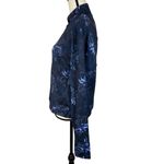 Columbia Large Weekend Adventure Top Pullover Floral Stretch Long Sleeve Navy Photo 6