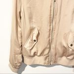 Avec Les Filles  Size Small Light Pink Full Zip Lightweight Bomber Jacket Photo 2