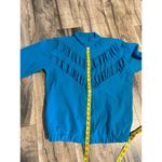 Teddi Vintage 80s New Blue Teal Teddi Sport Lightweight Chevron Jacket Small Photo 4