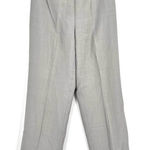 Talbots Gray Pure Silk Blend Trouser Pants Size 6 career office professional Photo 0
