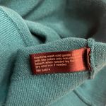 The Limited  Cardigan Button Front Ruched Sleeve Teal Size Medium NWT Photo 2