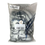 New Womens Wander Agio White & Gray Fringe Plaid Warm Blanket Winter Scarf Black Photo 3