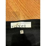 Velvet by Graham & Spencer Darria Cropped Pants Size 27 Inseam 25” Side Stripes Black Photo 2