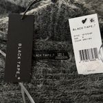 Black Tape Plus SZ X Eyelash Cardigan Open Front 3/4 Balloon Sleeve Stretch Gray Photo 5