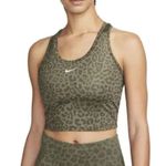 Nike  Dri-FIT One Crop Tank in Green Size Small Photo 0