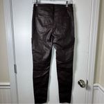 White House | Black Market Brown Leather Pants Photo 1