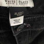 White House | Black Market WHBM Women Black Jeans Straight Leg Pocket sparkle embellishments Blanc 10R Photo 2