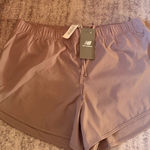 New Balance  Women's Athletic Shorts in Taupe Photo 0