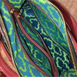 orYANY Dusty Rosy Tumbled Leather Top Handle Crossbody Strap Satchel Photo 14