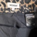 Weekday  leopard mini wool blend skirt size 38 Photo 6