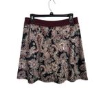 prAna Paisley Floral Pull On Jenna Skirt Size Small Athleisure Tennis Golf Photo 1