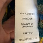 The Pioneer Woman Plaid Peasant Top 3X – Embroidered Floral Sleeve Blue Size undefined Photo 3