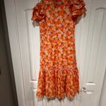 Olivia James the label Delia ‎ Maxi Dress Orange Size M Photo 5