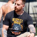 Next Level Apparel Respect the House Never Settle Lion Graphic T-Shirt in Black - Small, NWOT Photo 13