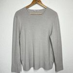 MM.LaFleur  Large L Pullover Wool Blend Sweater Light Gray Photo 0