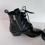 ALLSAINTS  Women's Katy Croc-Embossed Boots Photo 7