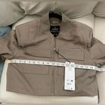 Alo Yoga NWT Cropped Main Character Jacket Light Cocoa Color Size M Photo 5