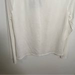 Madison Stefano Mock Neck Top w/ Embellishment Antique White M Size M Photo 8