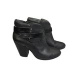 Rag and Bone Harrow Black Leather Ankle Boots | Size EU 40 -US 9.5 | Made in Italy Photo 6