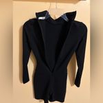 Tankair Black Turtleneck Bodysuit Romper Size XS Photo 6