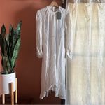 ALLSAINTS  Fayre Midi Dress Chalk White Handkerchief‎ Hem NWT Size XS Photo 3