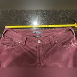 Silver Jeans Silver corduroy boot cut flare Jeans Suki Surplus in Burgundy Sz 16 grunge Photo 5