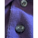 Burberry  Brit Short Sleeve Women Polo Shirt Logo Classic Preppy Purple Size L Photo 10