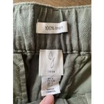 Joie  Women's Green Paperbag Waist Linen Pants Size Large NEW Comfort Casual Photo 7