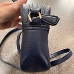 Diane Von Furstenberg  DVF Milo leather cross-body bag navy w/gold accents Photo 4