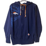 NFL Team Apparel  Denver Broncos NFL‎ Women's Full Zip Up Hoodie Sz S (PTP 19") Photo 0