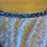 Lilly Pulitzer  Have It Both Rays Henley Short Sleeve Pajama Top Blue Size M Photo 2