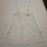 Victoria's Secret Victoria’s Secret Sheer Lace White Lingerie Chemise Slip M Medium Ribbon Accents Photo 0