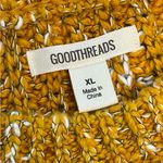 Goodthreads chunky knit mustard cozy Marled Popcorn Stitch Crewneck Sweater XL Yellow Photo 5