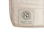 Spartina 449  Black Cream Printed Linen Leather Wallet Photo 7