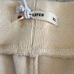 Marine layer Velour Corduroy Wide Leg Pant Cream Size XL NWT Photo 9