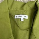 Crescent  Green Linen Blend Shirt Photo 1
