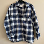 Current/Elliott ✨ Women’s Blue White Plaid The Perfect Shirt Venice Plaid 1 S Photo 0