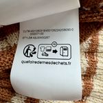 Billabong Clare Crewneck Brown and Cream Striped Sweater Size L NWT Photo 12