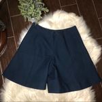 Delpozo navy wide legged shorts sz 42 Blue Photo 4