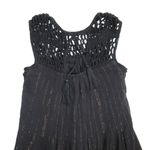 Maeve NWT Anthropologie Abilene in Black Tassel Crocheted Yoke Maxi Dress XS Photo 10