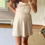 Princess Polly Spotlighy Corset Champagne Satin Mini Dress Photo 0