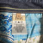 Yanuk Visionary Stitch Denim Skirt with Slit Size 6 Blue Photo 6