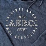 Aeropostale 1987 Aero NY Navy Blue hoodie size medium Photo 4