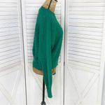 Vylette Bauble Stich Crew Neck Crop Sweater Green Juniors Large Pullover Size undefined Photo 4
