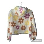 Barbie Women's Graphic Faux Fur Hooded Pullover, XS White Photo 3