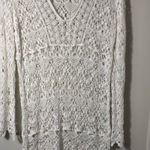 Knit Woven Beach Cover Up Dress Pool Resort Wear One Size White Size undefined Photo 0