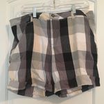 Faded Glory  Women's Plaid Shorts Pockets Size 16 Photo 0